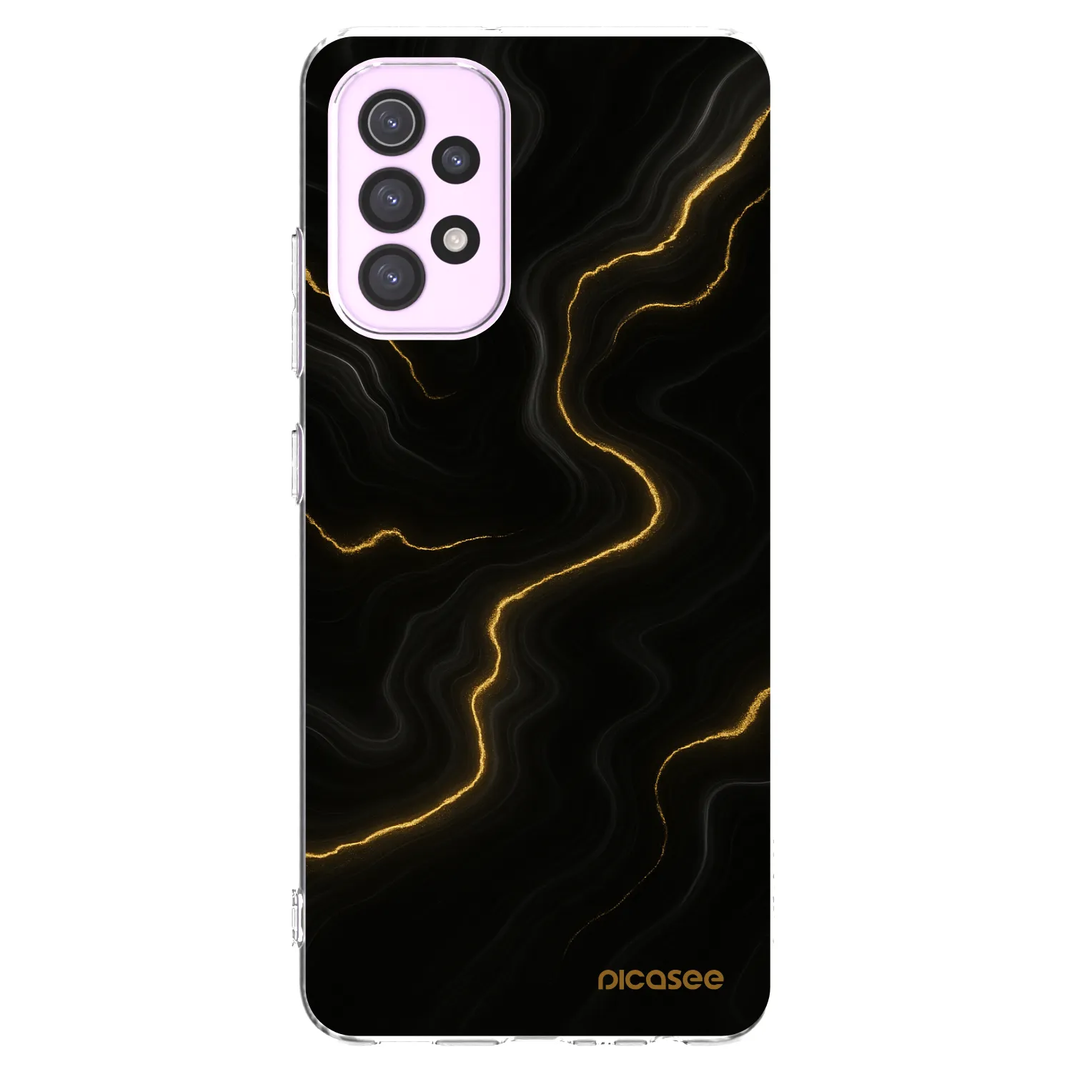 Picasee silikonowe przeźroczyste etui na Samsung Galaxy A32 5G A326B - Thunder