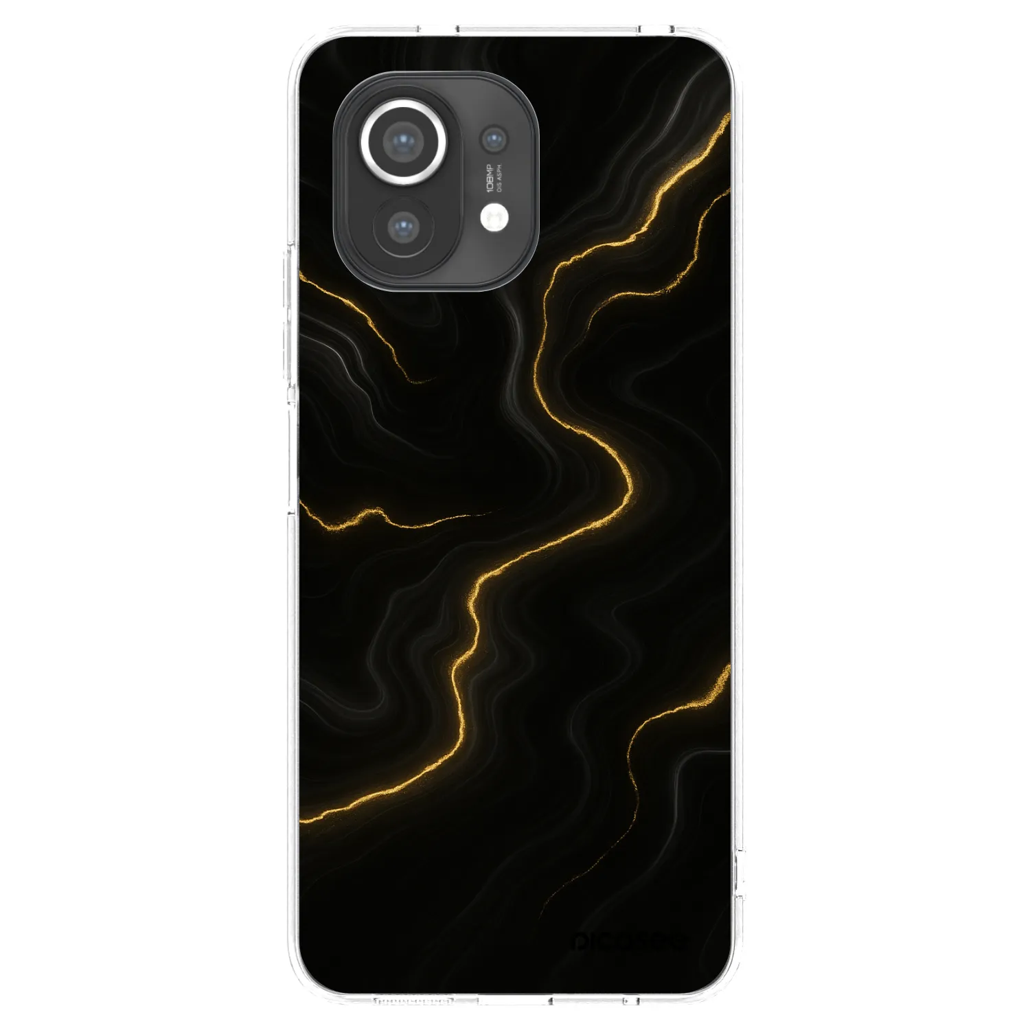 Picasee silikonowe przeźroczyste etui na Xiaomi Mi 11 - Thunder