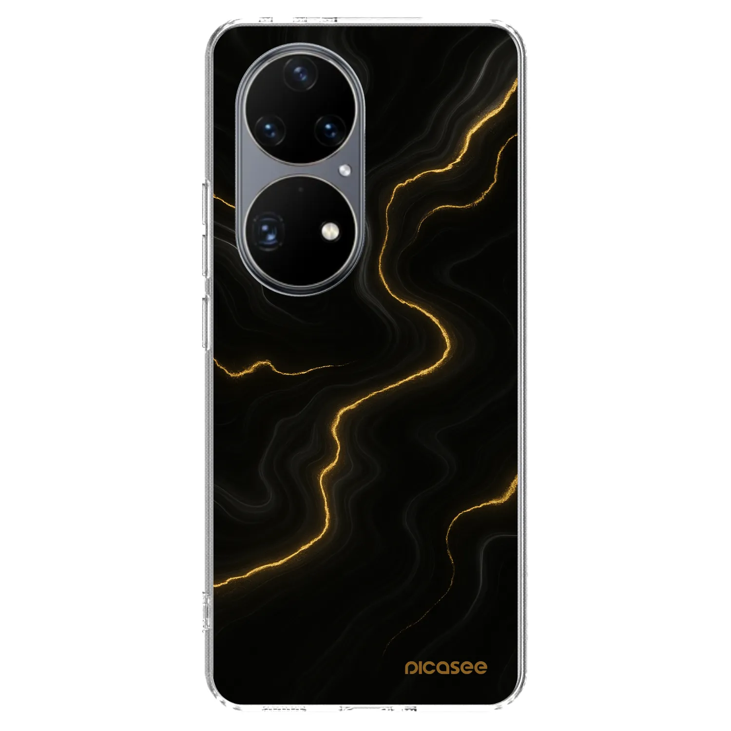 Picasee silikonowe przeźroczyste etui na Huawei P50 - Thunder