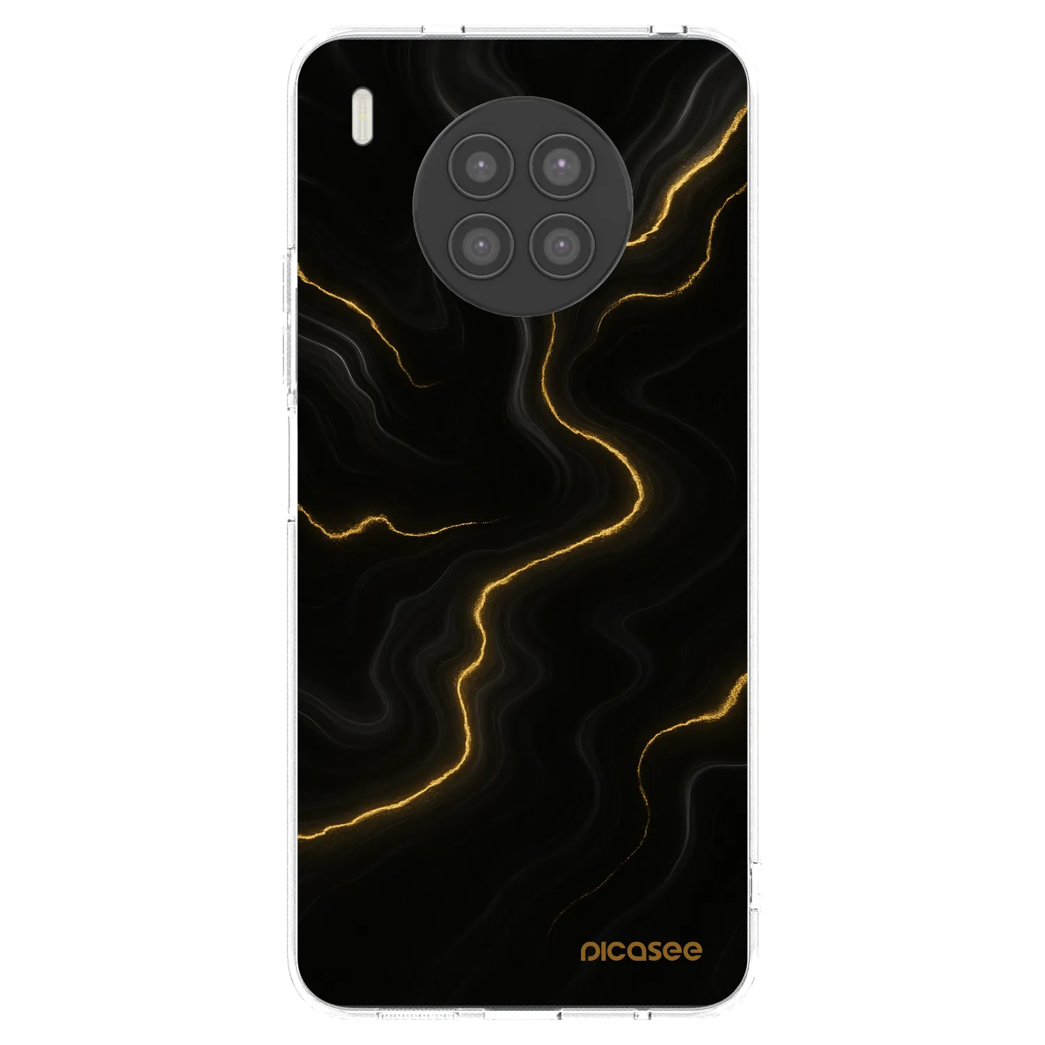 Picasee silikonowe przeźroczyste etui na Huawei Nova 8i - Thunder