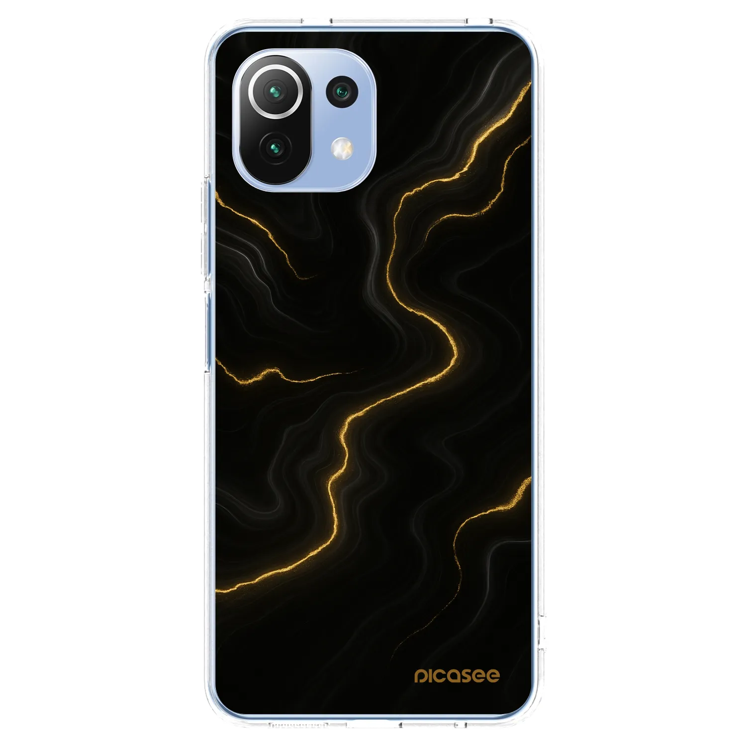 Picasee silikonowe przeźroczyste etui na Xiaomi 11 Lite 5G NE - Thunder