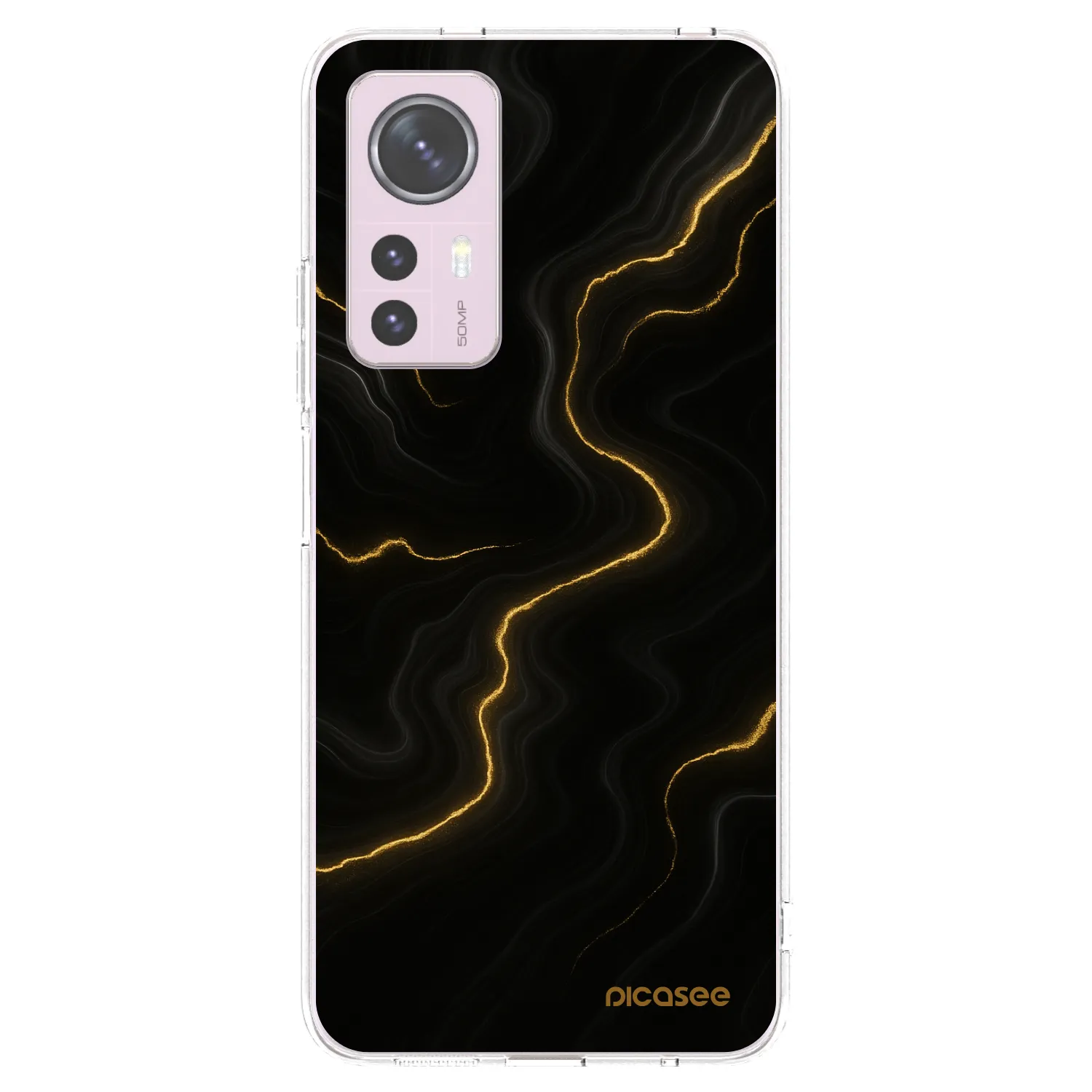 Picasee silikonowe przeźroczyste etui na Xiaomi 12 - Thunder