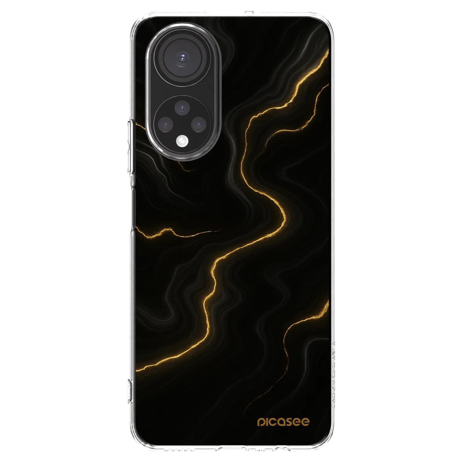 Picasee silikonowe przeźroczyste etui na Honor X7 - Thunder