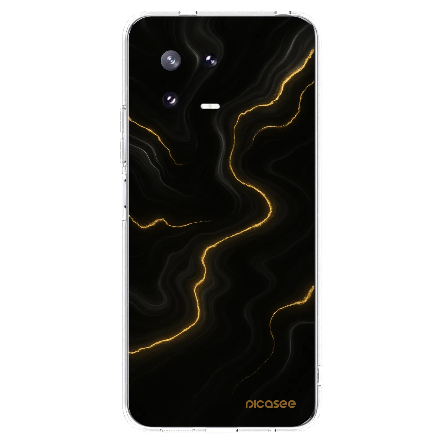 Picasee silikonowe przeźroczyste etui na Xiaomi 13 Pro - Thunder