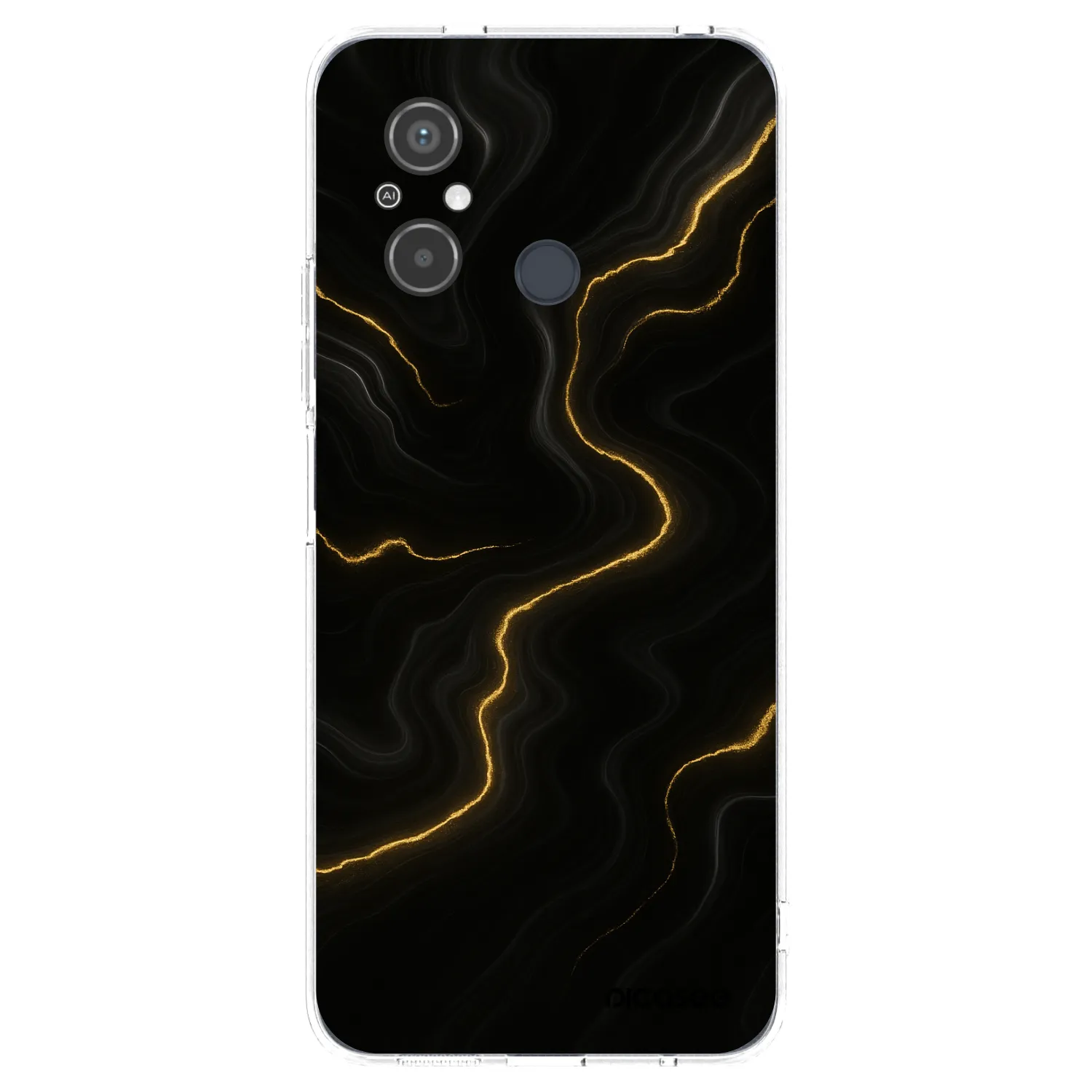 Picasee silikonowe przeźroczyste etui na Xiaomi Redmi 12C - Thunder
