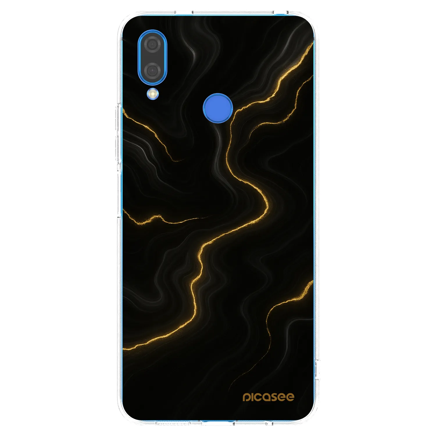 Picasee silikonowe przeźroczyste etui na Huawei Nova 3i - Thunder