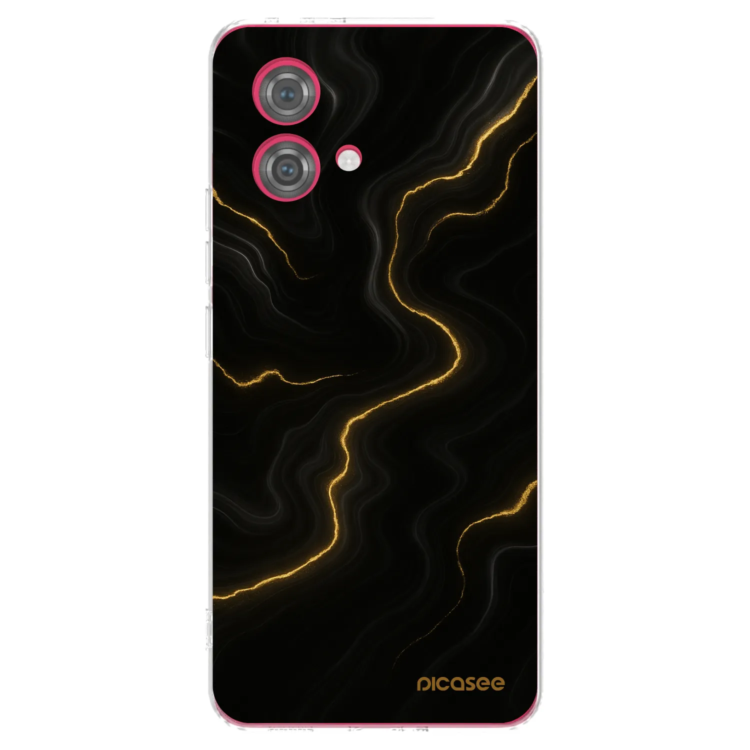Picasee silikonowe przeźroczyste etui na Motorola Moto G84 5G - Thunder