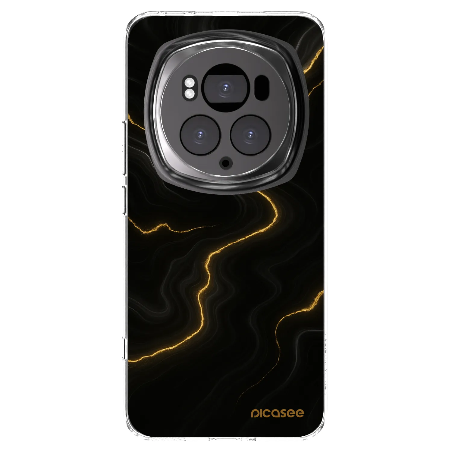 Picasee silikonowe przeźroczyste etui na Honor Magic6 Pro - Thunder