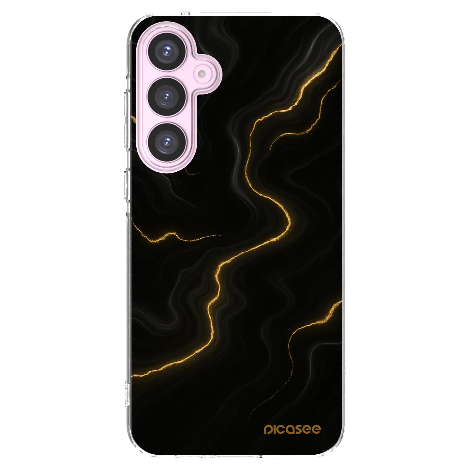 Picasee silikonowe przeźroczyste etui na Samsung Galaxy A55 5G A556B - Thunder