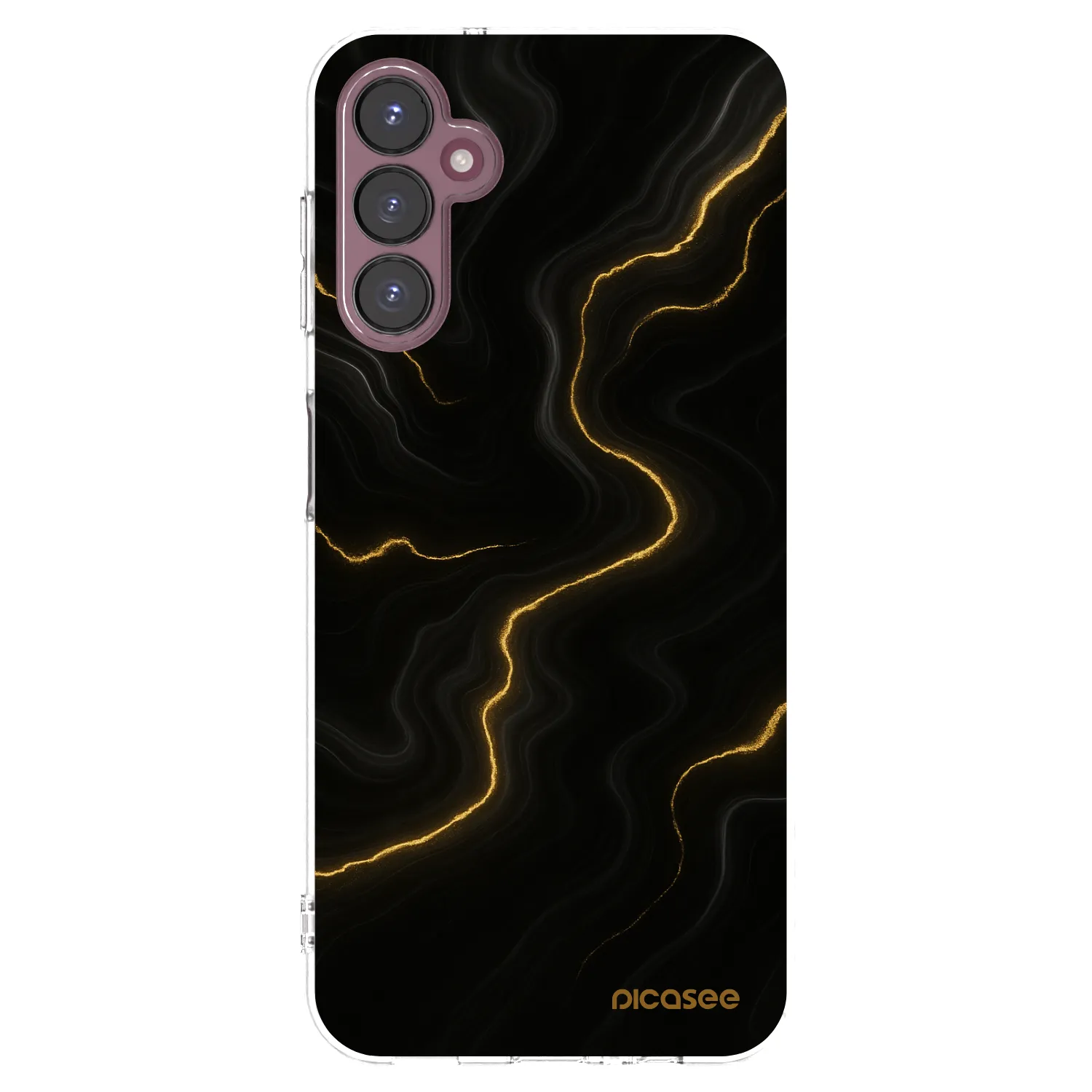 Picasee silikonowe przeźroczyste etui na Samsung Galaxy A05s A057G - Thunder