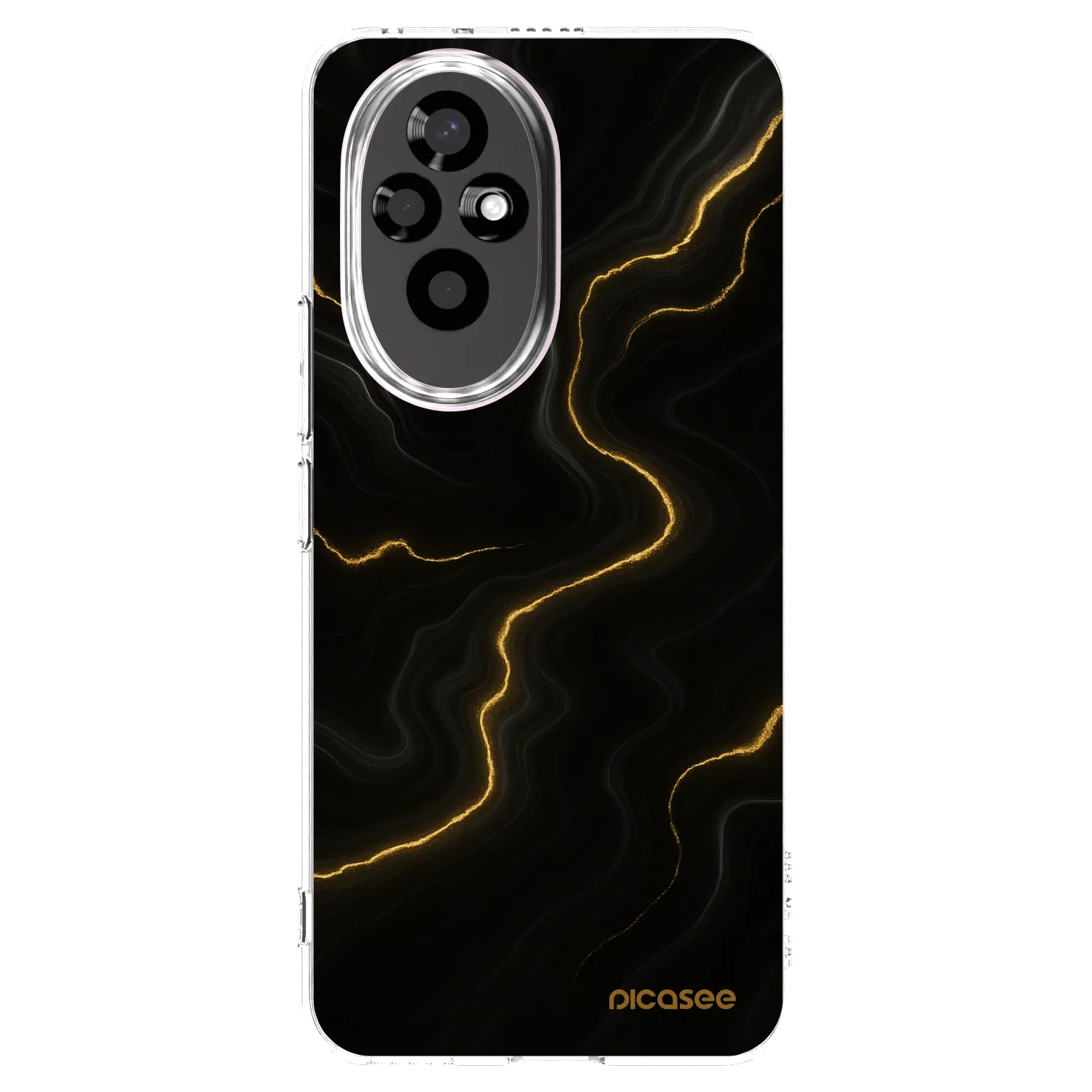 Picasee silikonowe przeźroczyste etui na Honor 200 5G - Thunder