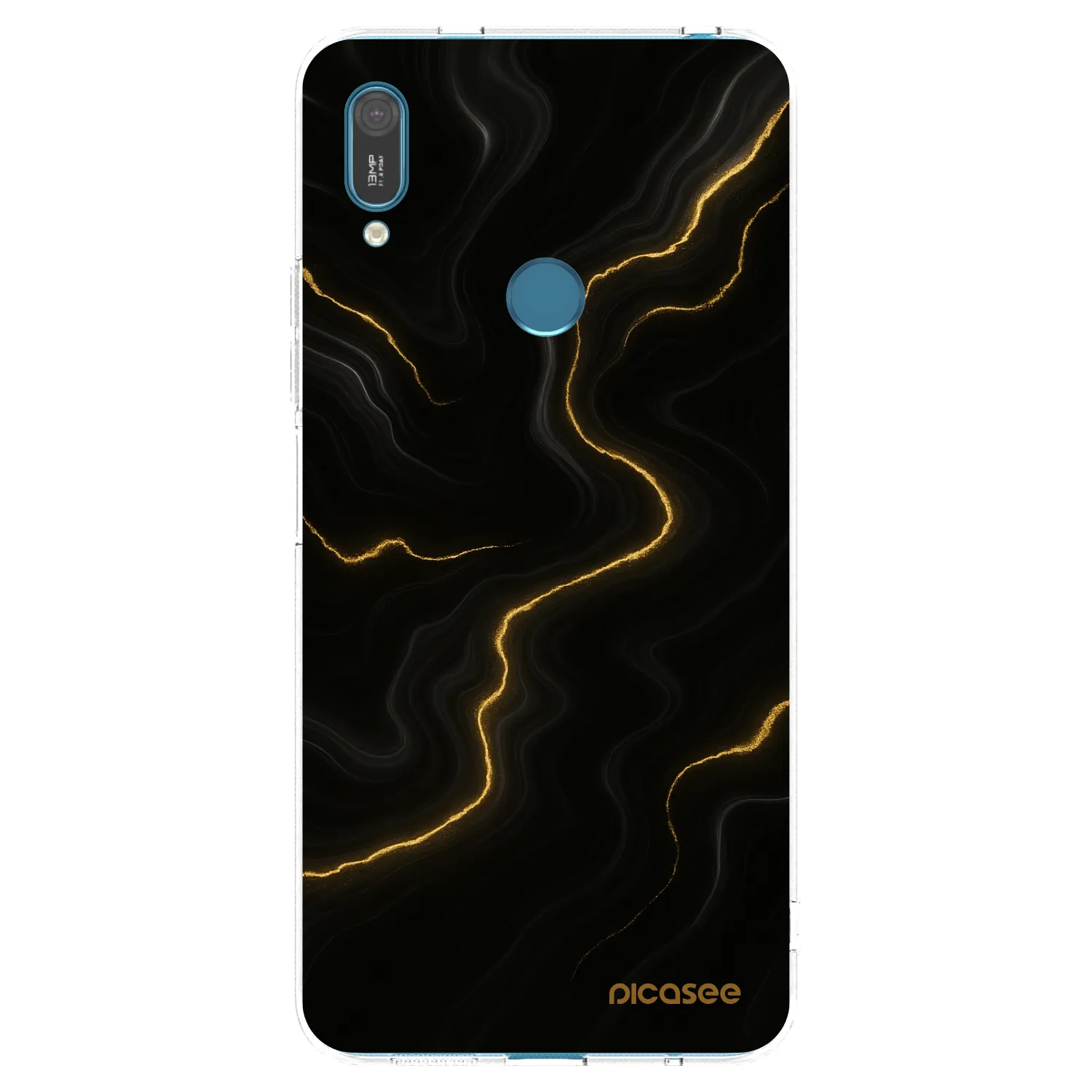 Picasee silikonowe przeźroczyste etui na Huawei Y7 2019 - Thunder