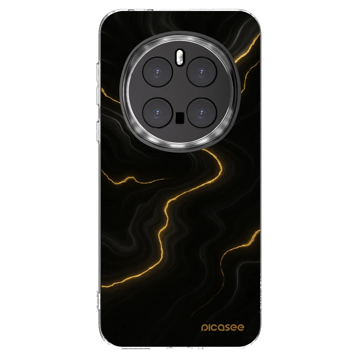 Picasee silikonowe przeźroczyste etui na Honor Magic7 Pro 5G - Thunder