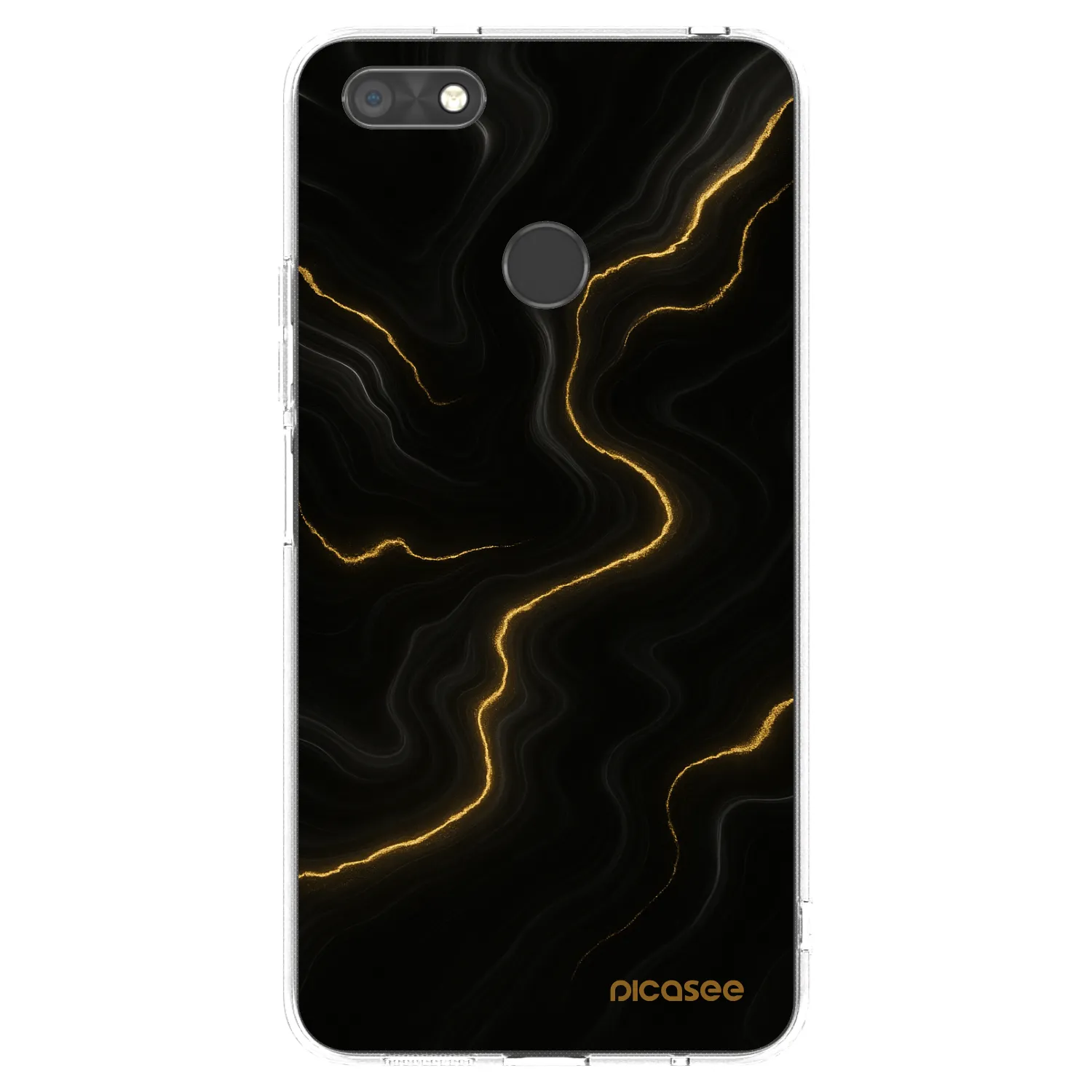 Picasee silikonowe przeźroczyste etui na Huawei P9 Lite Mini - Thunder