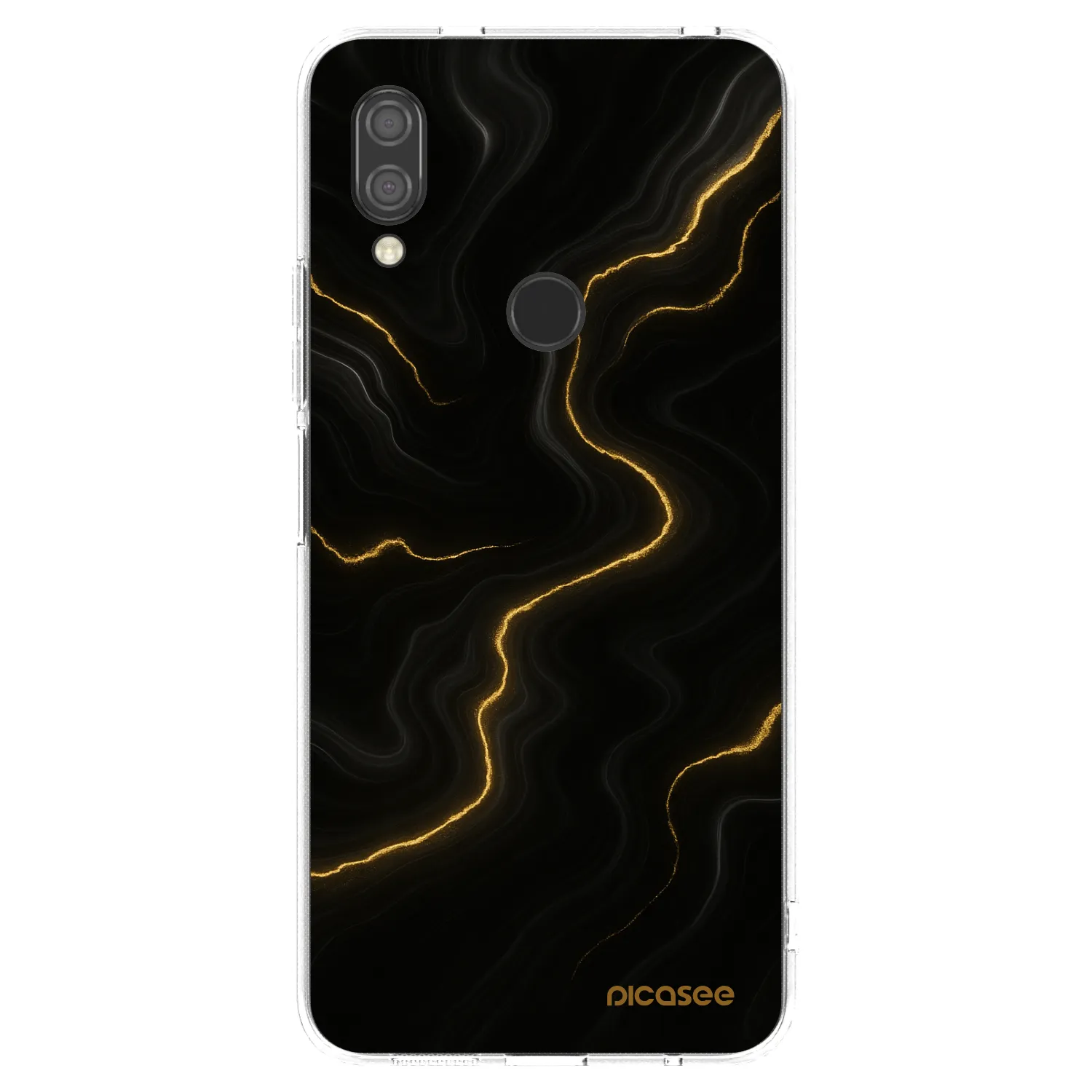 Picasee silikonowe przeźroczyste etui na Xiaomi Redmi 7 - Thunder