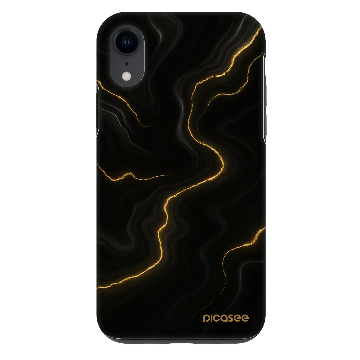 Picasee Fashion Case na Apple iPhone XR - Thunder