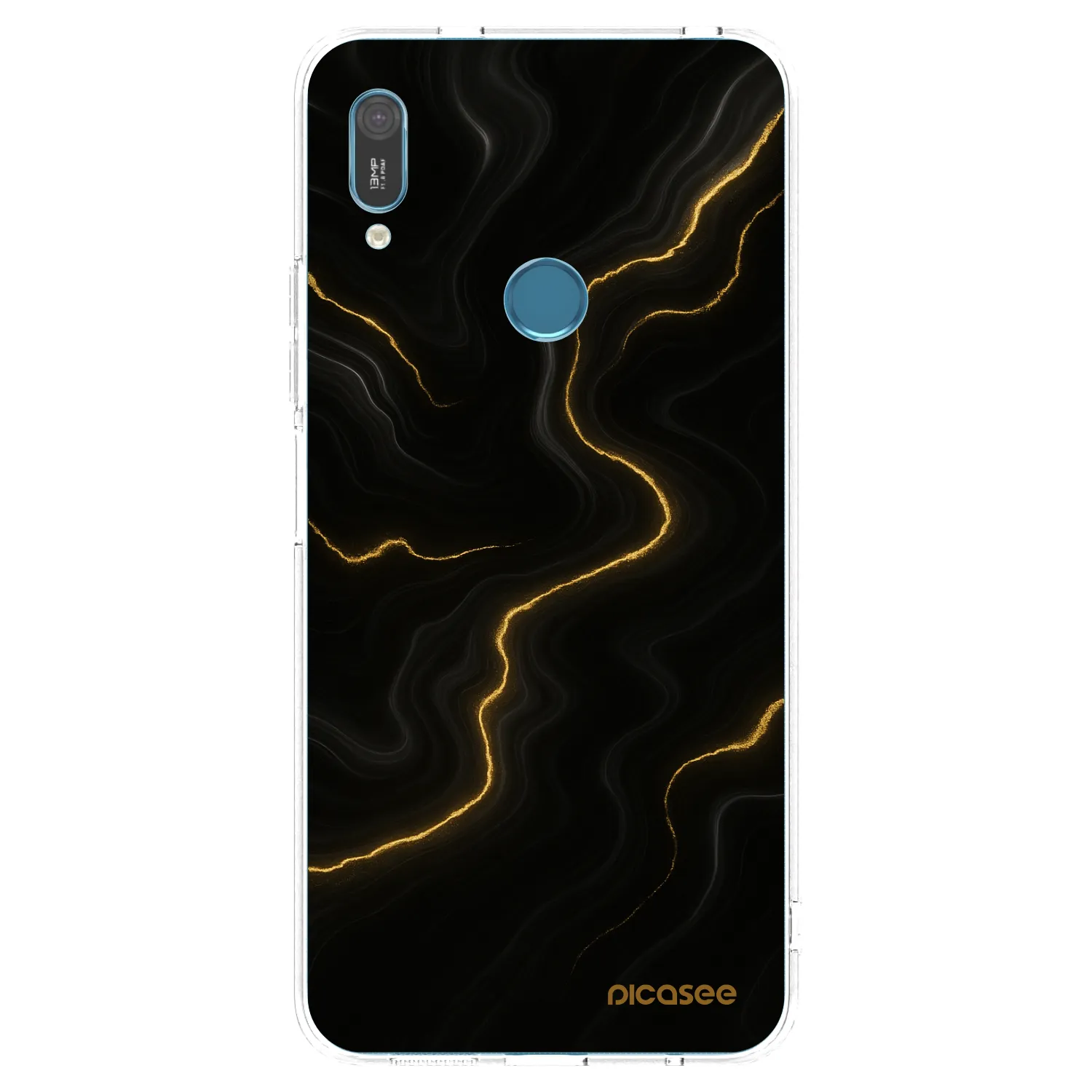 Picasee silikonowe przeźroczyste etui na Huawei Y6 2019 - Thunder