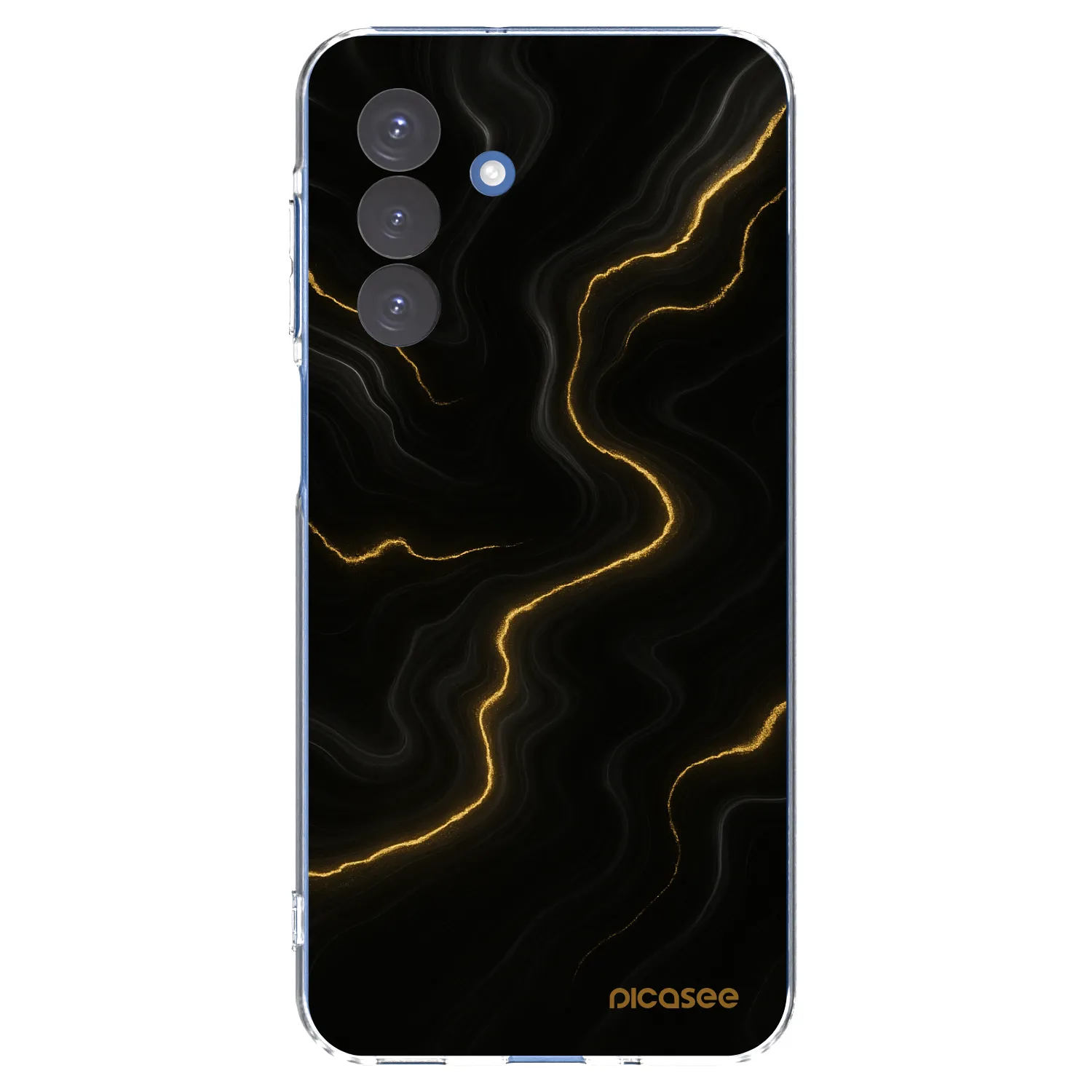 Picasee silikonowe przeźroczyste etui na Samsung Galaxy A17 5G - Thunder