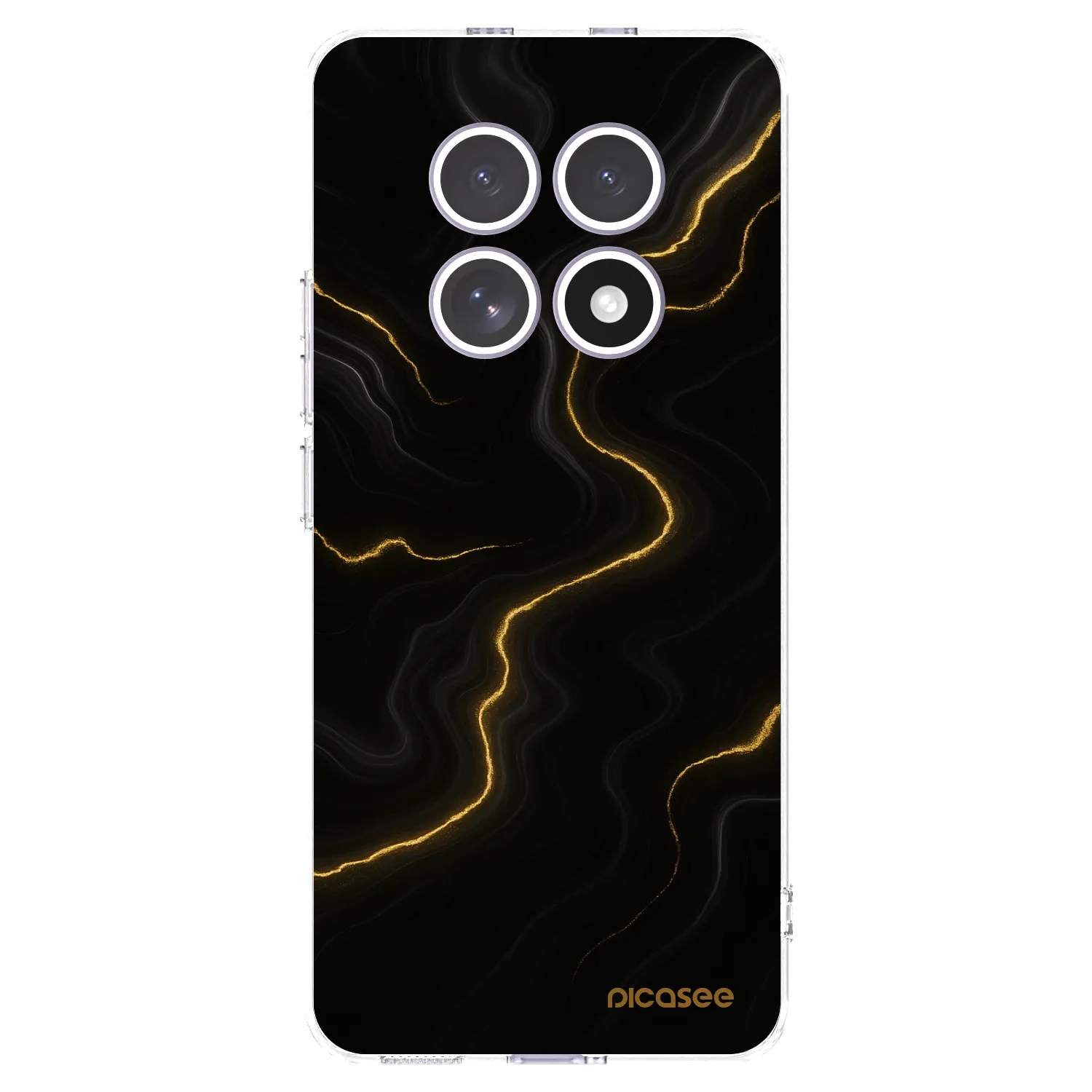 Picasee silikonowe przeźroczyste etui na Xiaomi Redmi Note 15 4G - Thunder