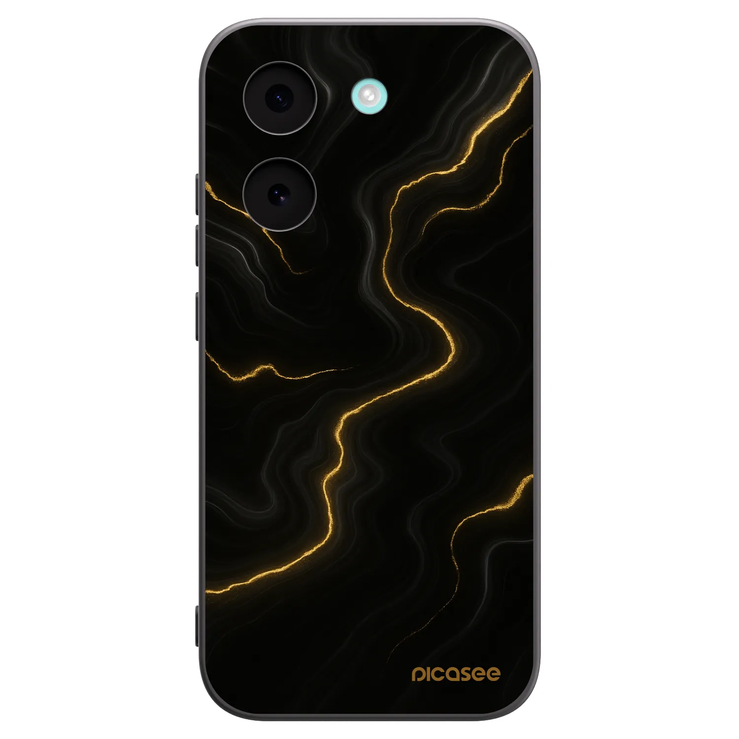 Picasee silikonowe czarne etui na Xiaomi Poco X8 Pro - Thunder