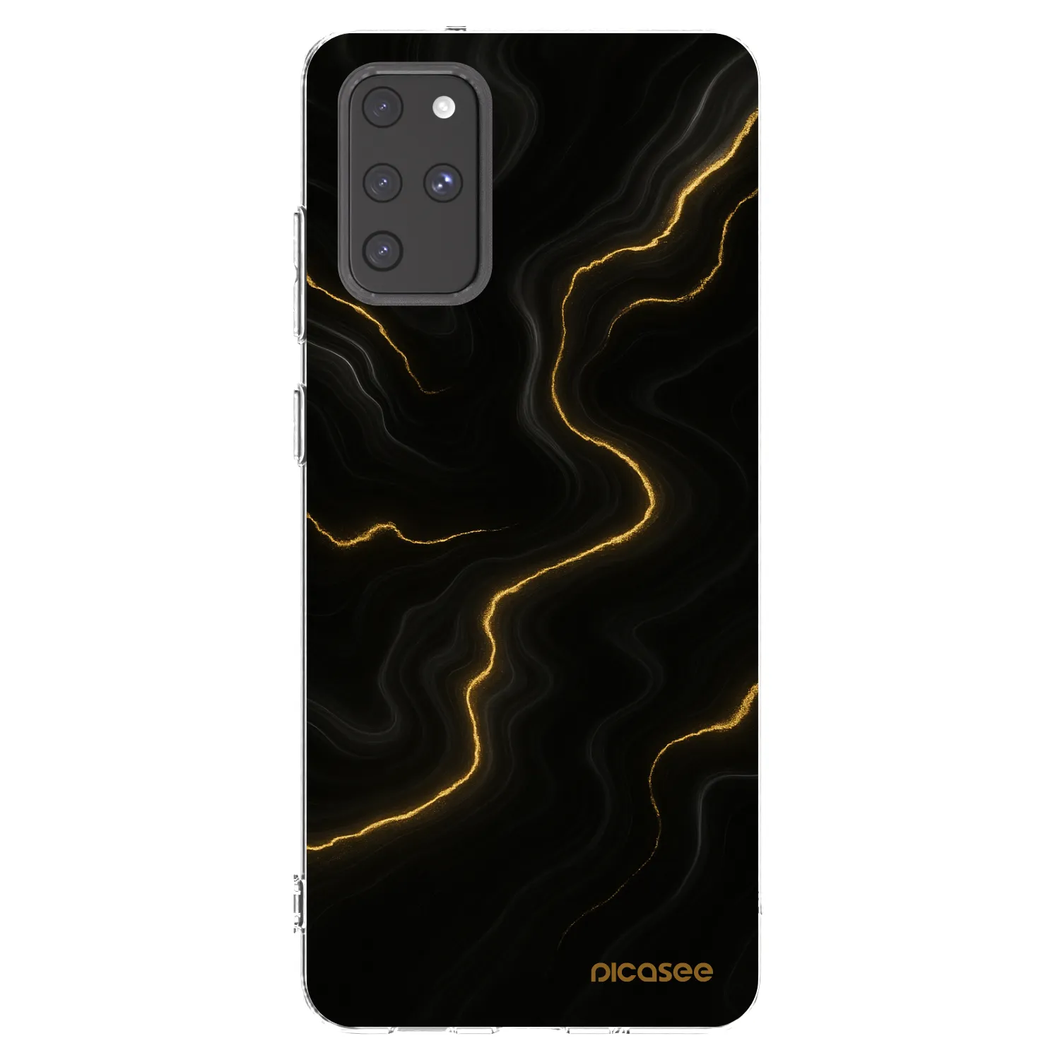 Picasee silikonowe przeźroczyste etui na Samsung Galaxy S20+ G985F - Thunder