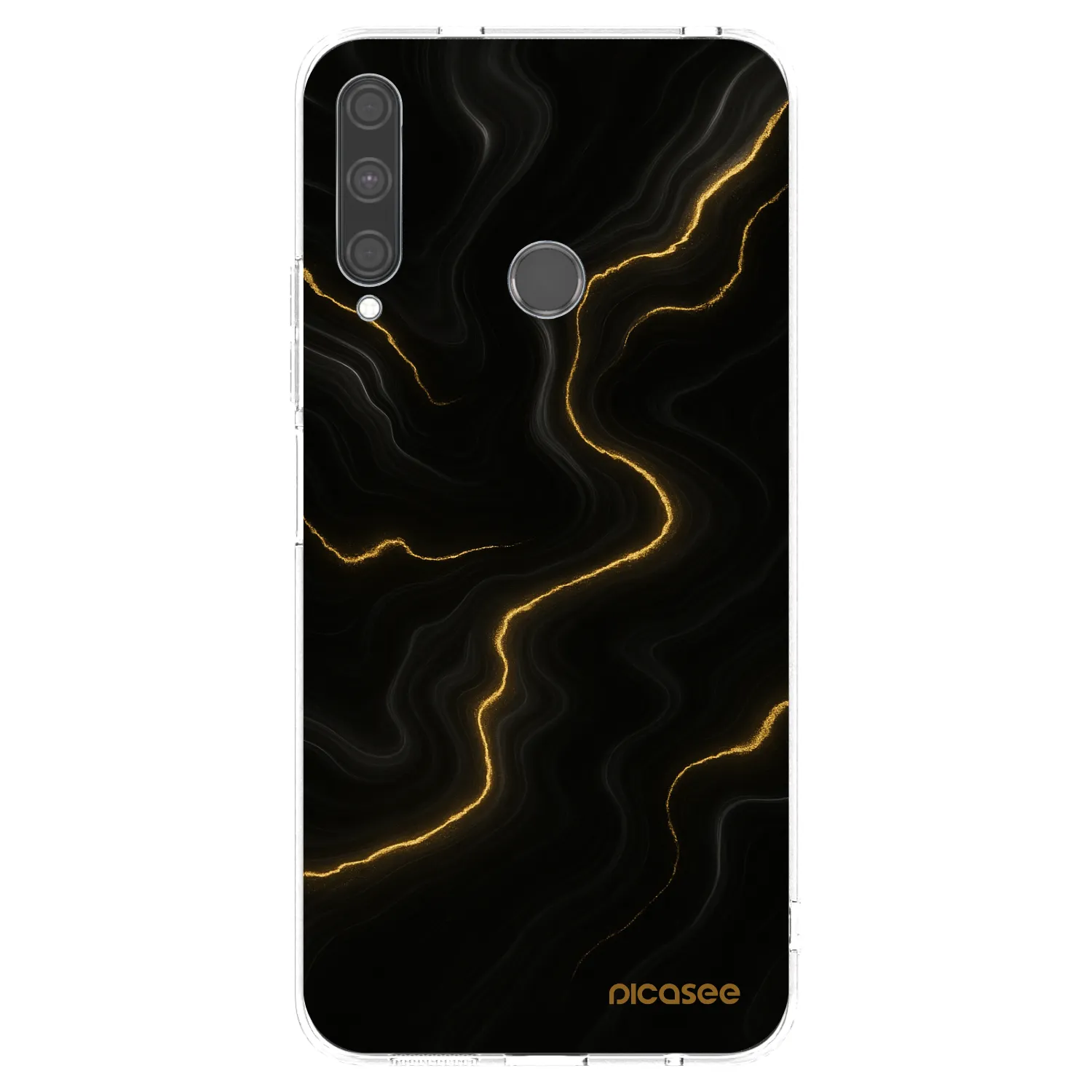 Picasee silikonowe przeźroczyste etui na Huawei P40 Lite E - Thunder
