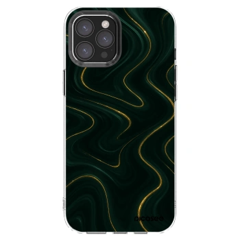 Picasee silikonowe przeźroczyste etui na Apple iPhone 12 Pro Max - Vawes