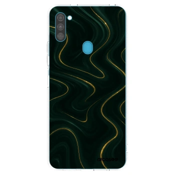 Picasee silikonowe przeźroczyste etui na Samsung Galaxy M11 - Vawes