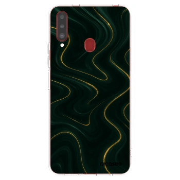 Picasee silikonowe przeźroczyste etui na Samsung Galaxy A20s - Vawes