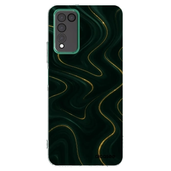 Picasee silikonowe przeźroczyste etui na Honor 10X Lite - Vawes