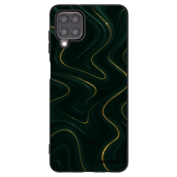 Picasee silikonowe czarne etui na Samsung Galaxy A12 A125F - Vawes