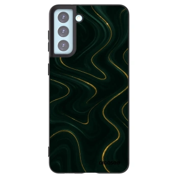 Picasee silikonowe czarne etui na Samsung Galaxy S21+ 5G G996F - Vawes