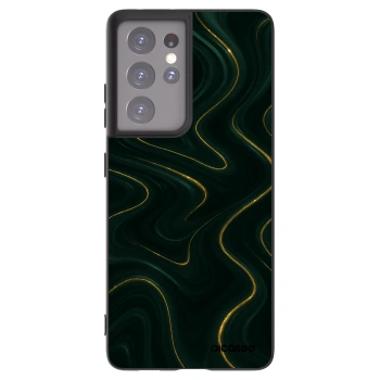 Picasee silikonowe czarne etui na Samsung Galaxy S21 Ultra 5G G998B - Vawes