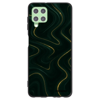 Picasee silikonowe czarne etui na Samsung Galaxy A22 A225F 4G - Vawes
