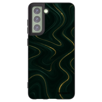 Picasee silikonowe czarne etui na Samsung Galaxy S21 FE 5G - Vawes