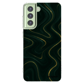 Picasee silikonowe przeźroczyste etui na Samsung Galaxy S21 FE 5G - Vawes