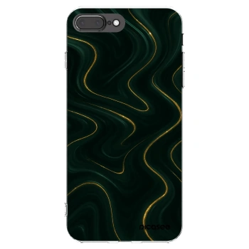 Picasee silikonowe przeźroczyste etui na Apple iPhone 7 Plus - Vawes