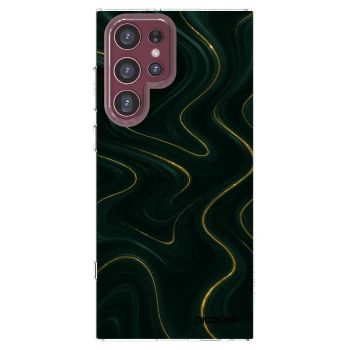 Picasee silikonowe przeźroczyste etui na Samsung Galaxy S22 Ultra 5G - Vawes