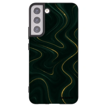 Picasee silikonowe czarne etui na Samsung Galaxy S22+ 5G - Vawes