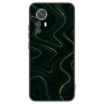 Picasee silikonowe czarne etui na Xiaomi 12 Pro - Vawes