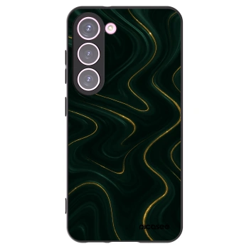 Picasee silikonowe czarne etui na Samsung Galaxy S23 5G - Vawes