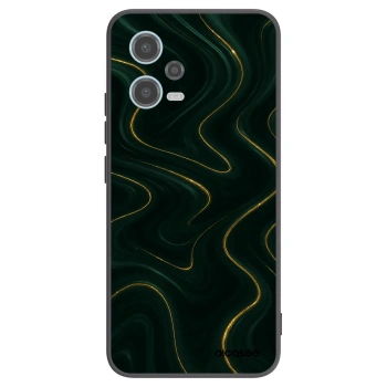 Picasee silikonowe czarne etui na Xiaomi Redmi Note 12 5G - Vawes