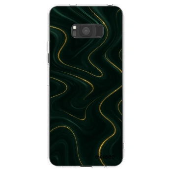 Picasee silikonowe przeźroczyste etui na Samsung Galaxy S8 G950F - Vawes