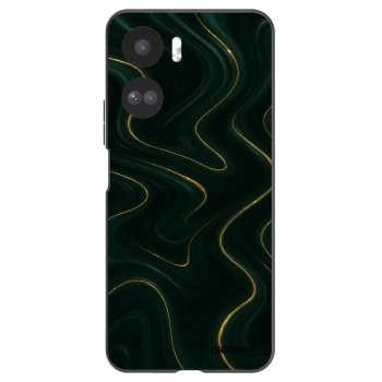 Picasee silikonowe czarne etui na Honor 90 Lite 5G - Vawes