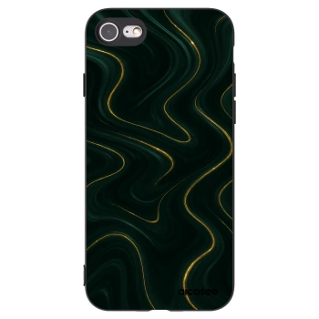Picasee silikonowe czarne etui na Apple iPhone 7 - Vawes