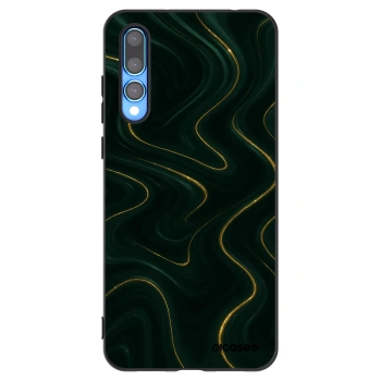 Picasee silikonowe czarne etui na Huawei P20 Pro - Vawes