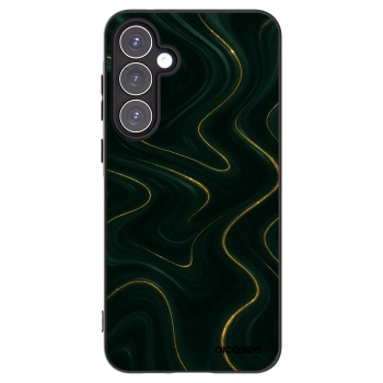 Picasee silikonowe czarne etui na Samsung Galaxy A55 5G A556B - Vawes
