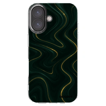 Picasee silikonowe przeźroczyste etui na Apple iPhone 16 - Vawes