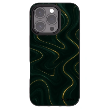 Picasee silikonowe czarne etui na Apple iPhone 16 Pro - Vawes