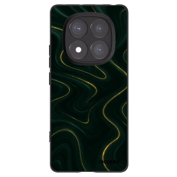 Picasee silikonowe czarne etui na Xiaomi Redmi Note 14 Pro 5G - Vawes